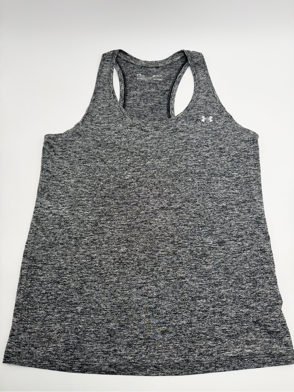 Under Armour Heather Charcoal Racerback Performance Tank Size M